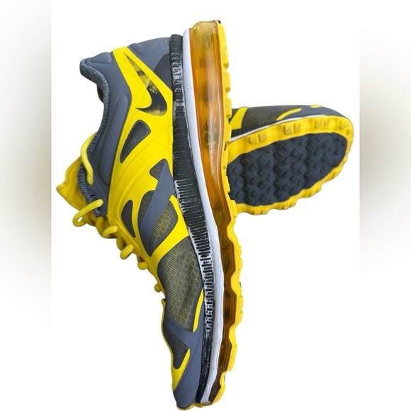 Nike Air Max 2012 Vibrant Yellow and Gray main image 12